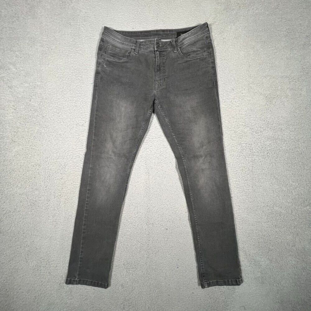 Slim Fit Gray Skinny Jeans for Men